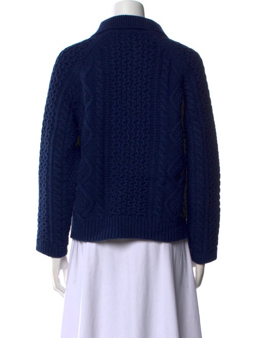 Frances Valentine Lambswool Mock Neck Sweater
