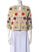 Frances Valentine Wool Floral Print Sweater