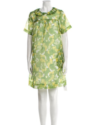 Frances Valentine Floral Print Mini Dress