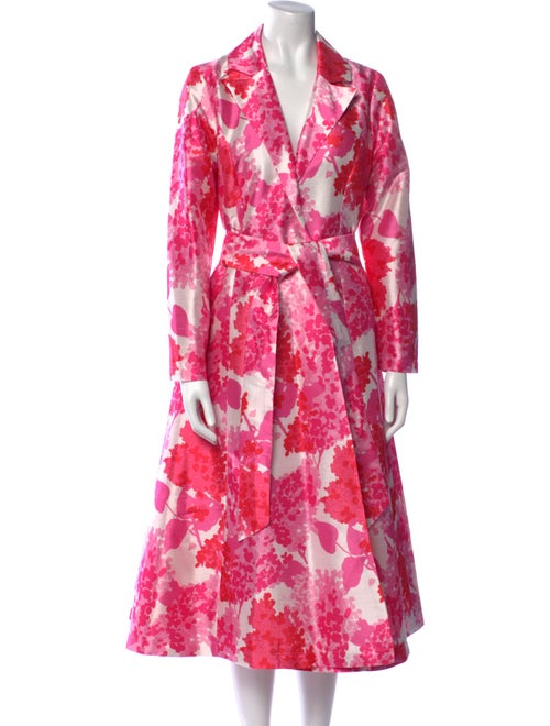 Frances Valentine Floral Print Midi Length Dress