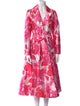 Frances Valentine Floral Print Midi Length Dress