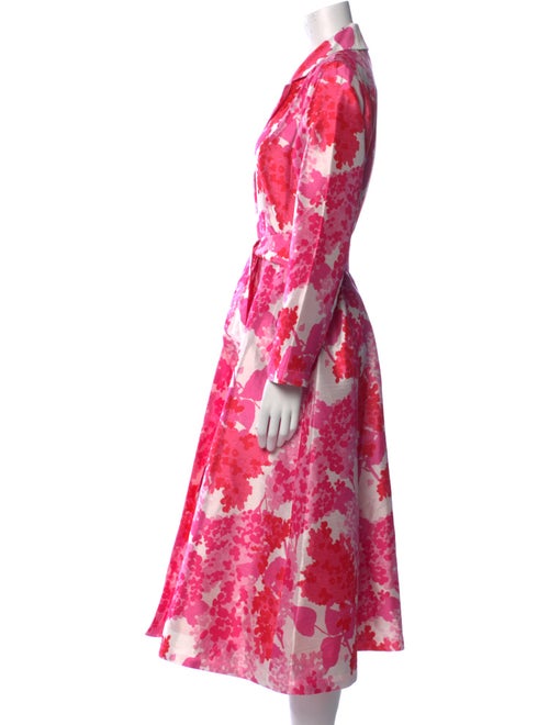 Frances Valentine Floral Print Midi Length Dress