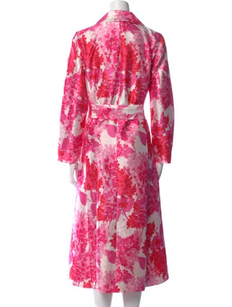 Frances Valentine Floral Print Midi Length Dress