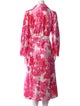 Frances Valentine Floral Print Midi Length Dress