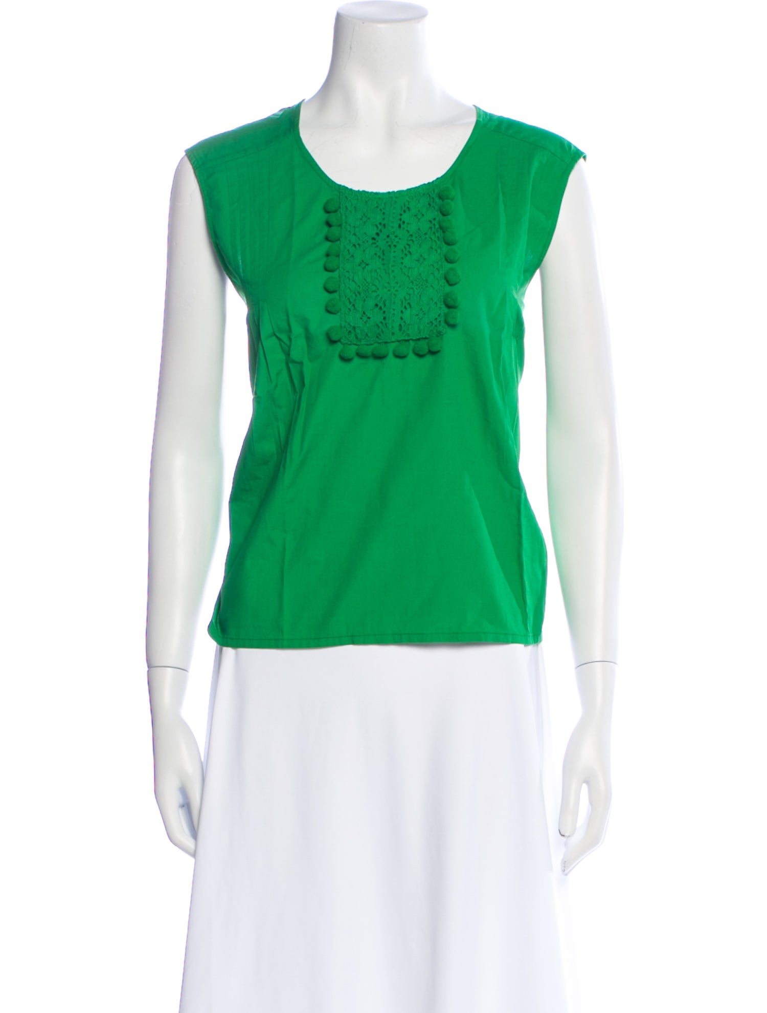 Frances Valentine Scoop Neck Sleeveless Top w/ Tags