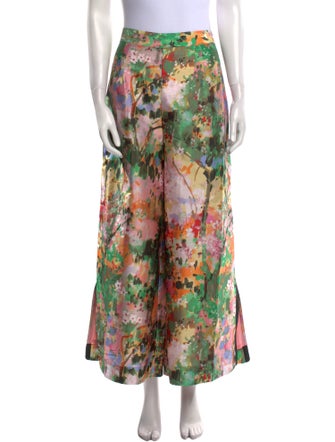 Frances Valentine Printed Wide Leg Pants