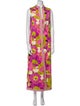 Frances Valentine Floral Print Long Dress