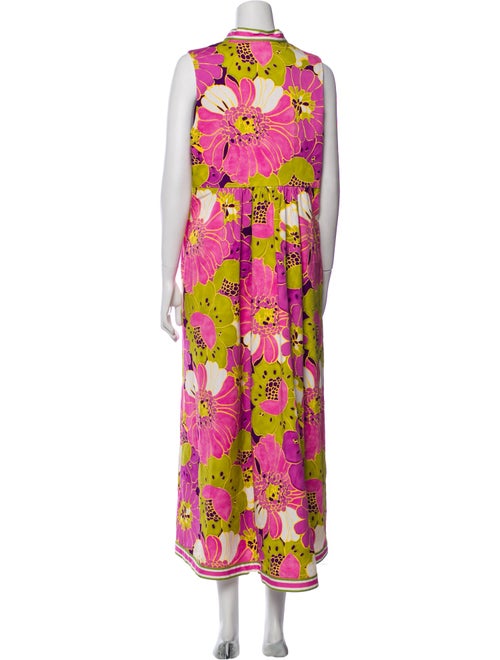 Frances Valentine Floral Print Long Dress