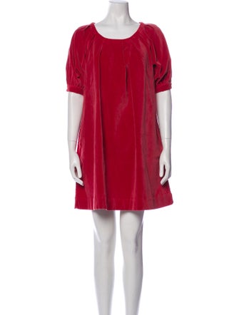 Frances Valentine Scoop Neck Mini Dress