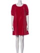Frances Valentine Scoop Neck Mini Dress