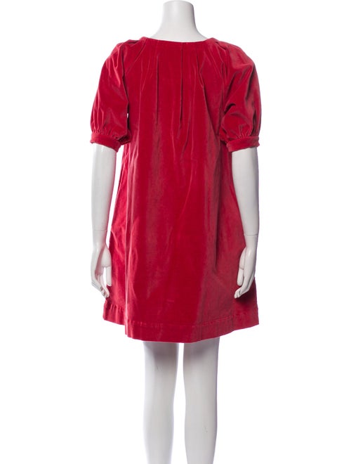 Frances Valentine Scoop Neck Mini Dress