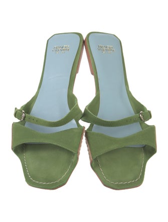 Frances Valentine Suede Slides