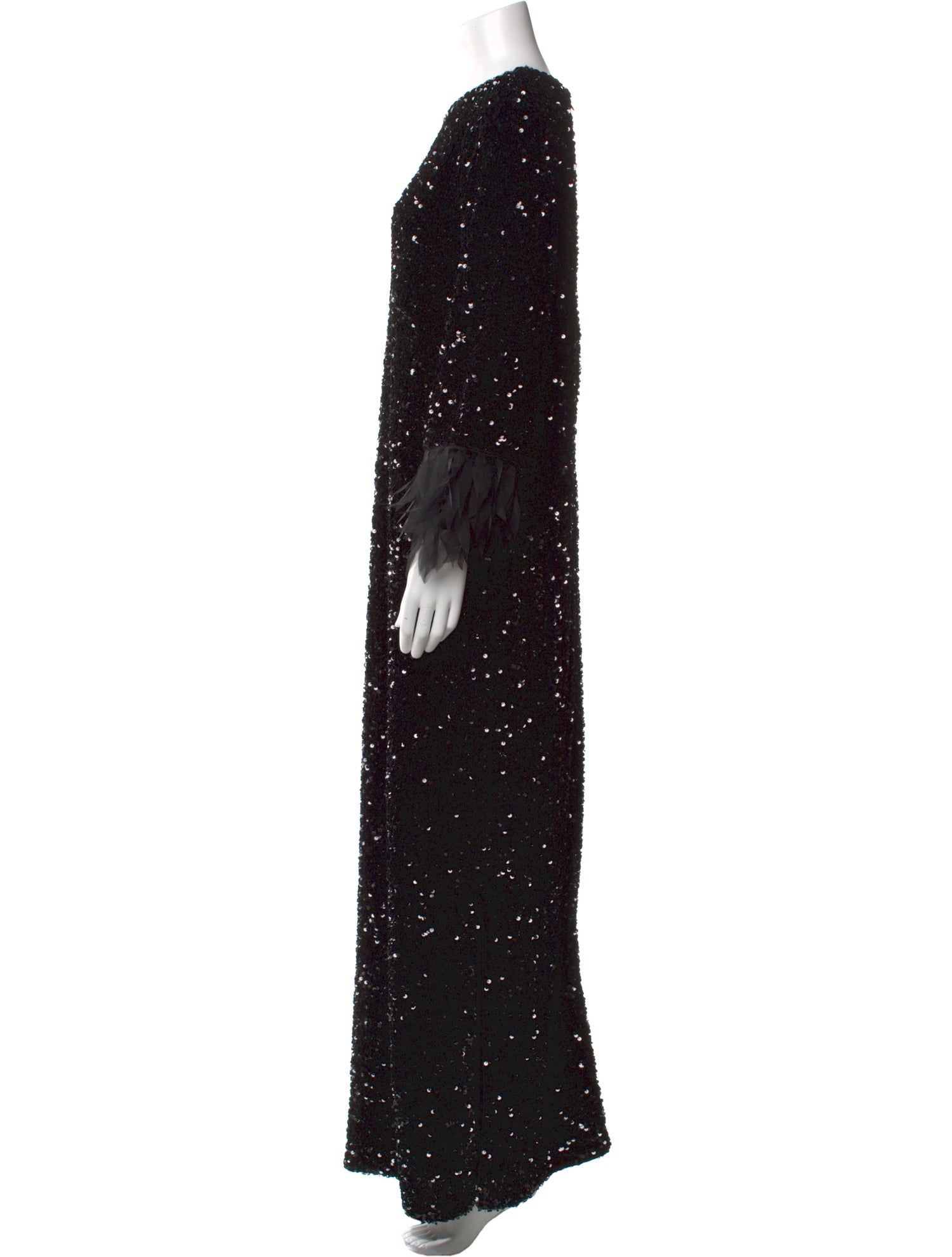 Frances Valentine Crew Neck Long Dress