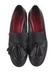 Frances Valentine Leather Tassel Accents Loafers