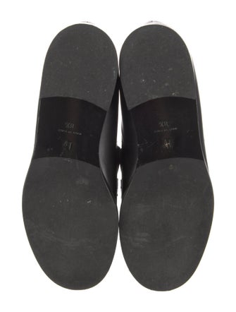 Frances Valentine Leather Tassel Accents Loafers