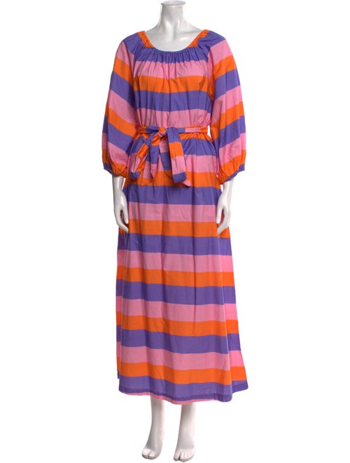 Frances Valentine Striped Long Dress