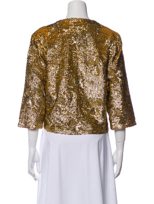 Frances Valentine Sequin Patterned Evening Jacket