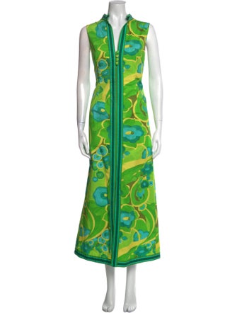 Frances Valentine Printed Long Dress