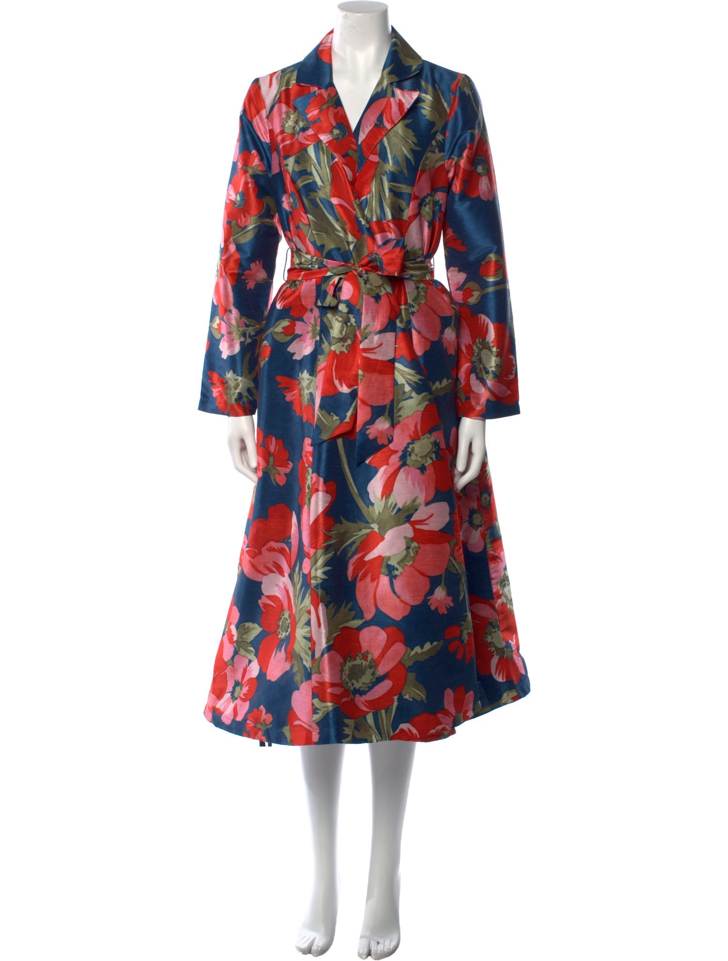 Frances Valentine Floral Print Long Dress