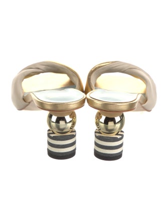 Frances Valentine Leather Slides