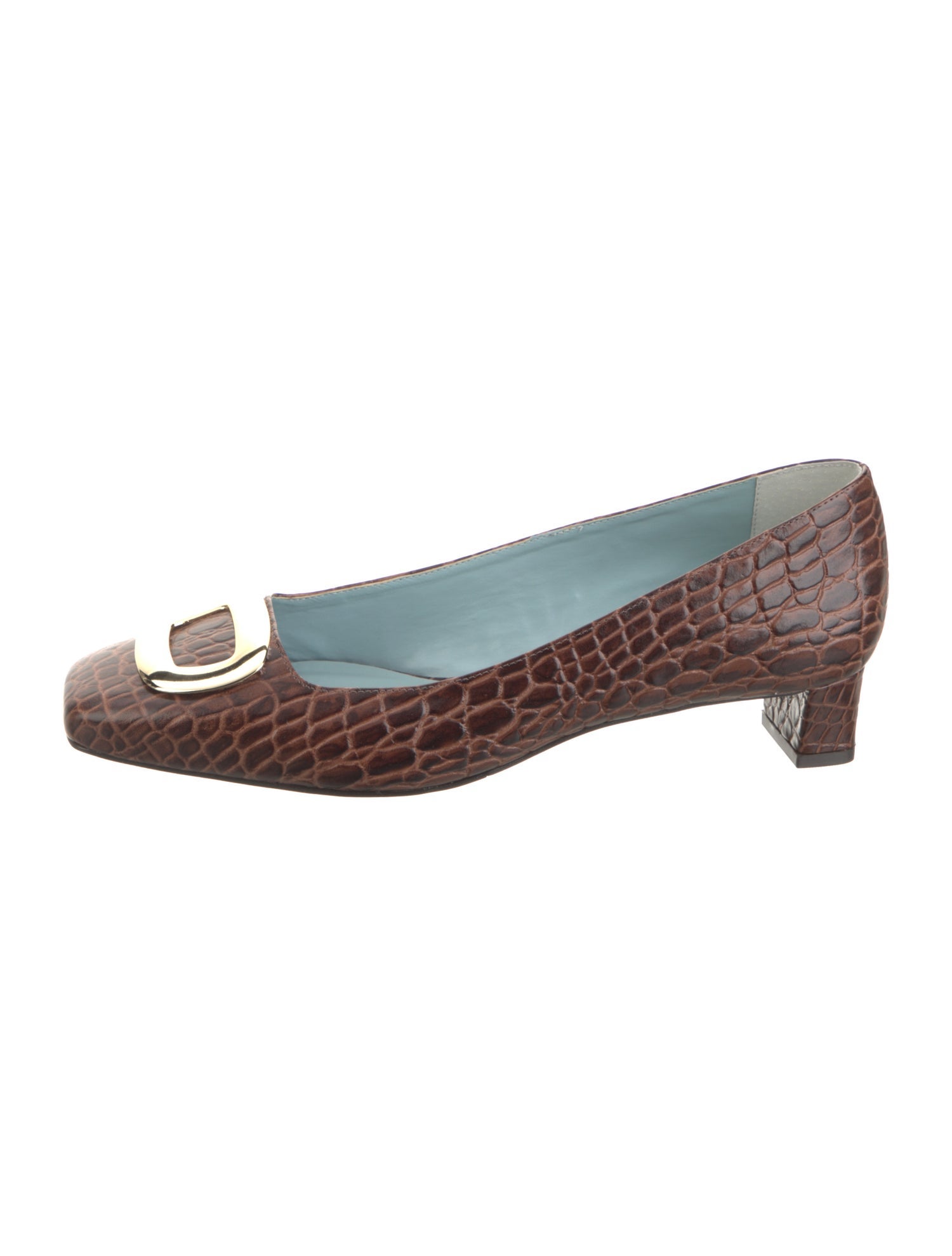 Frances Valentine Embossed Leather Flats