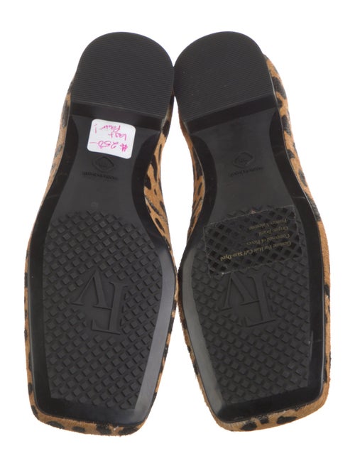 Frances Valentine Ponyhair Animal Print Flats