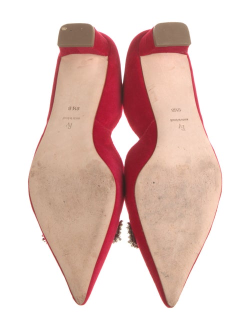 Frances Valentine Suede D'Orsay Pumps