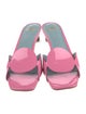 Frances Valentine Patent Leather Slides