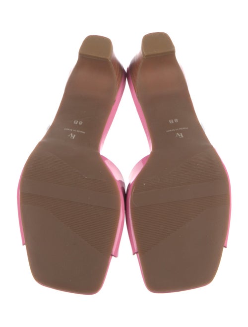 Frances Valentine Patent Leather Slides