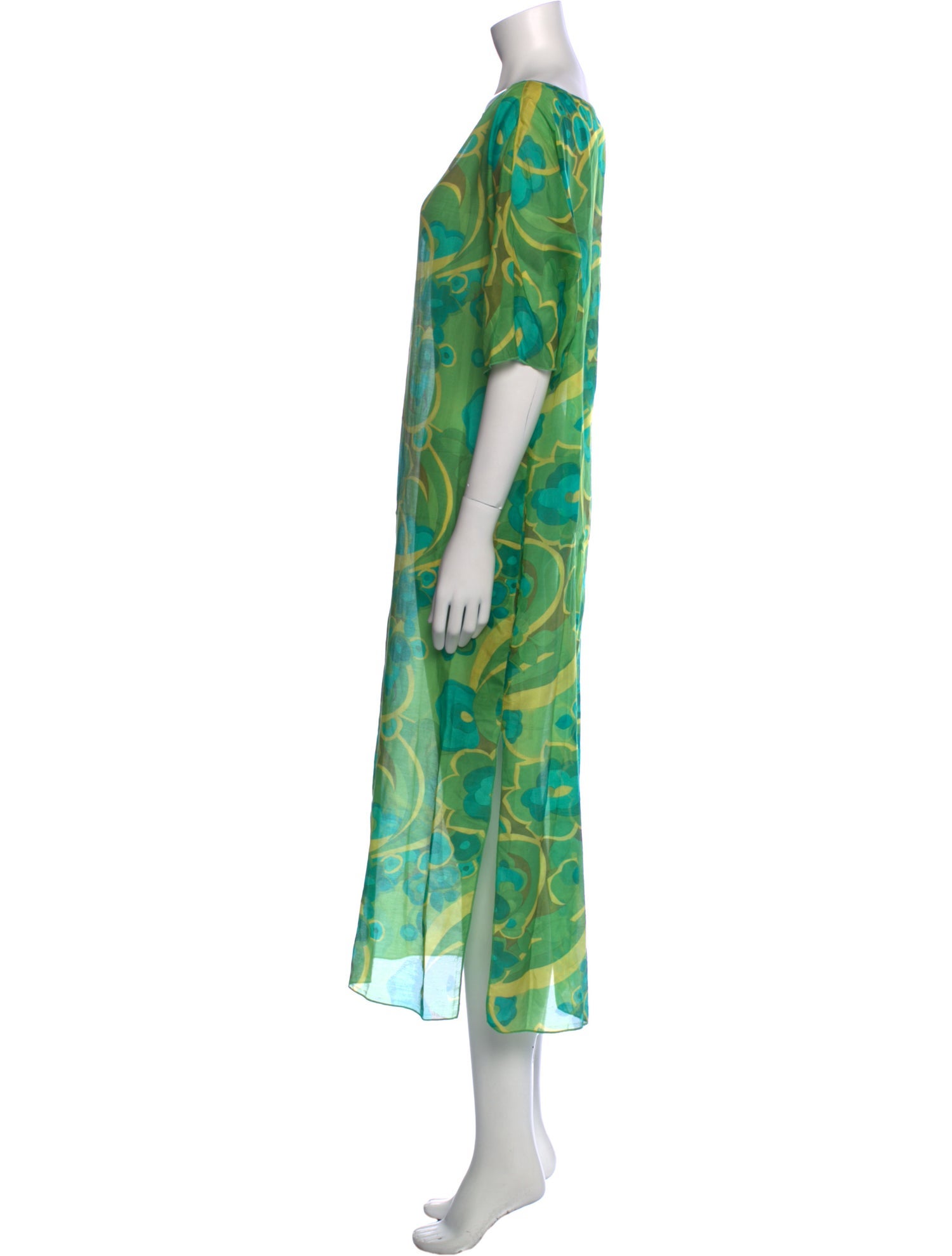 Frances Valentine Printed Long Dress w/ Tags