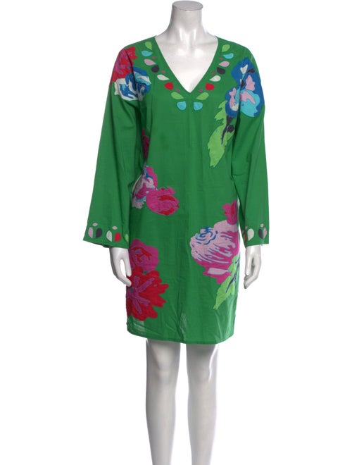 Frances Valentine Floral Print Mini Dress