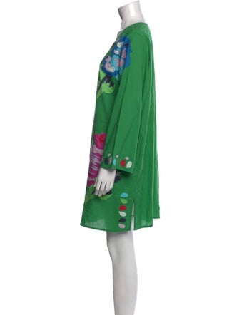 Frances Valentine Floral Print Mini Dress