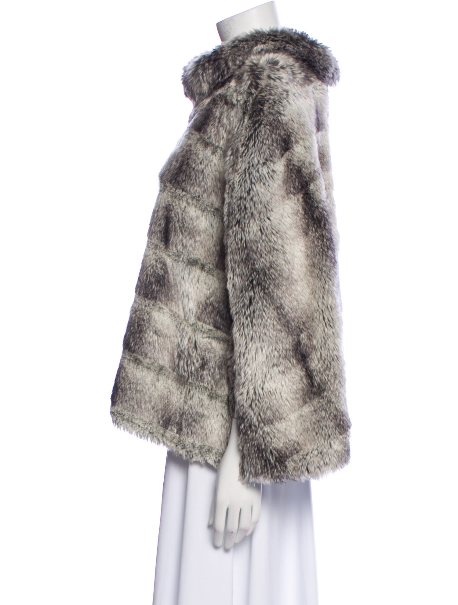 Frances Valentine Printed Cowl Neck Sweater