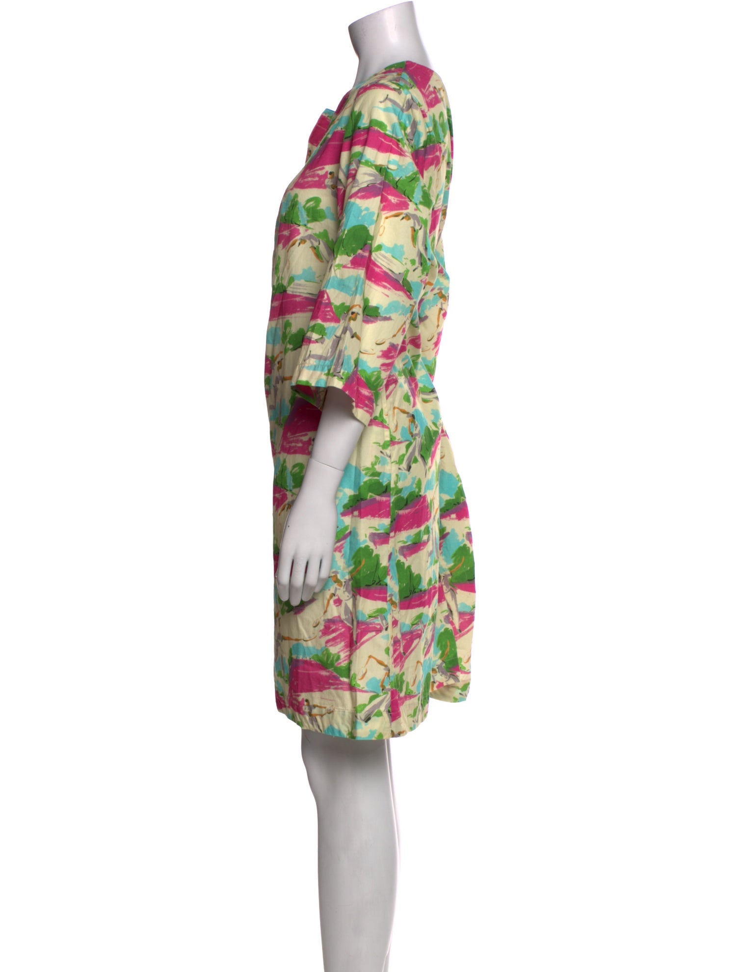 Frances Valentine Printed Knee-Length Dress