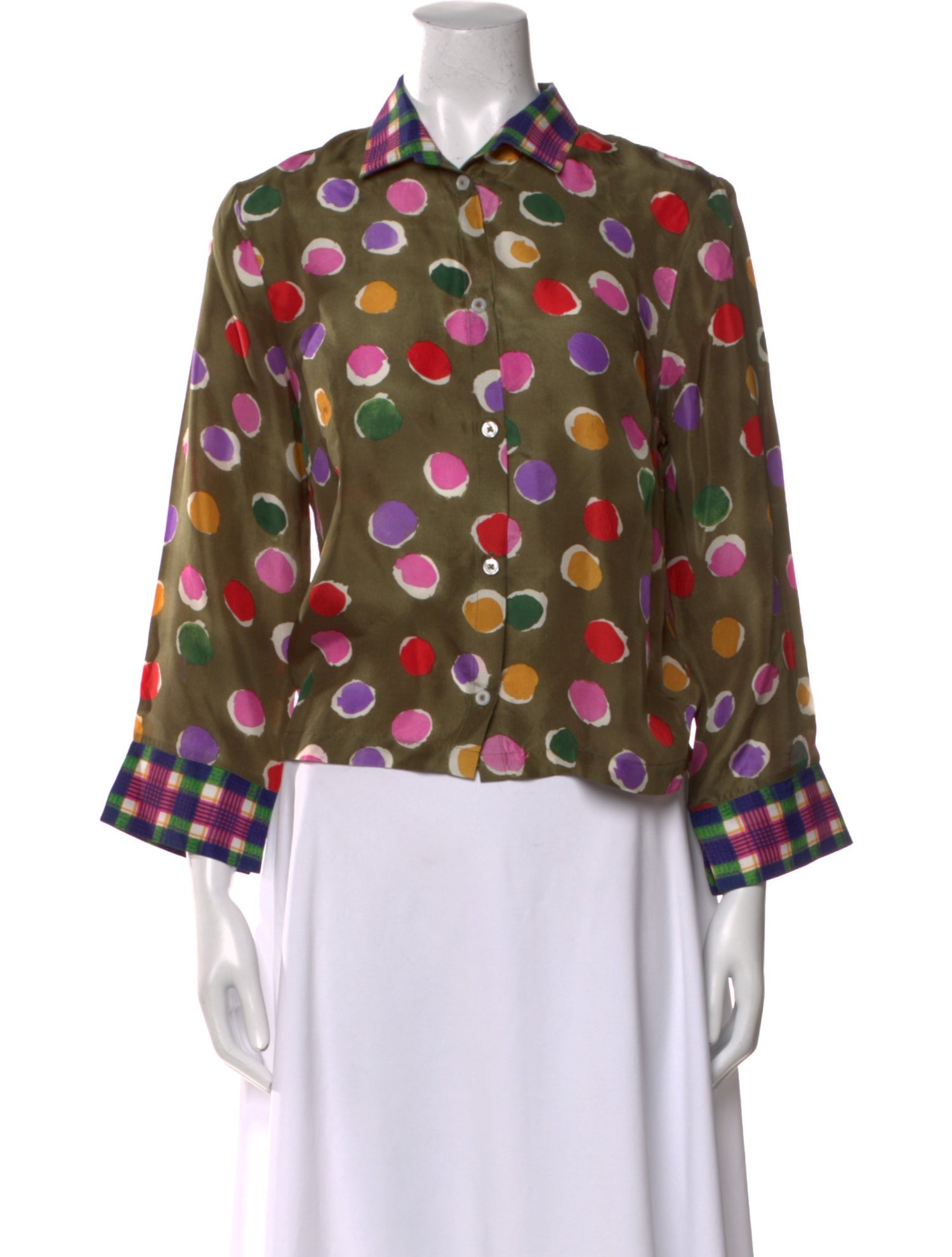Frances Valentine Silk Printed Blouse