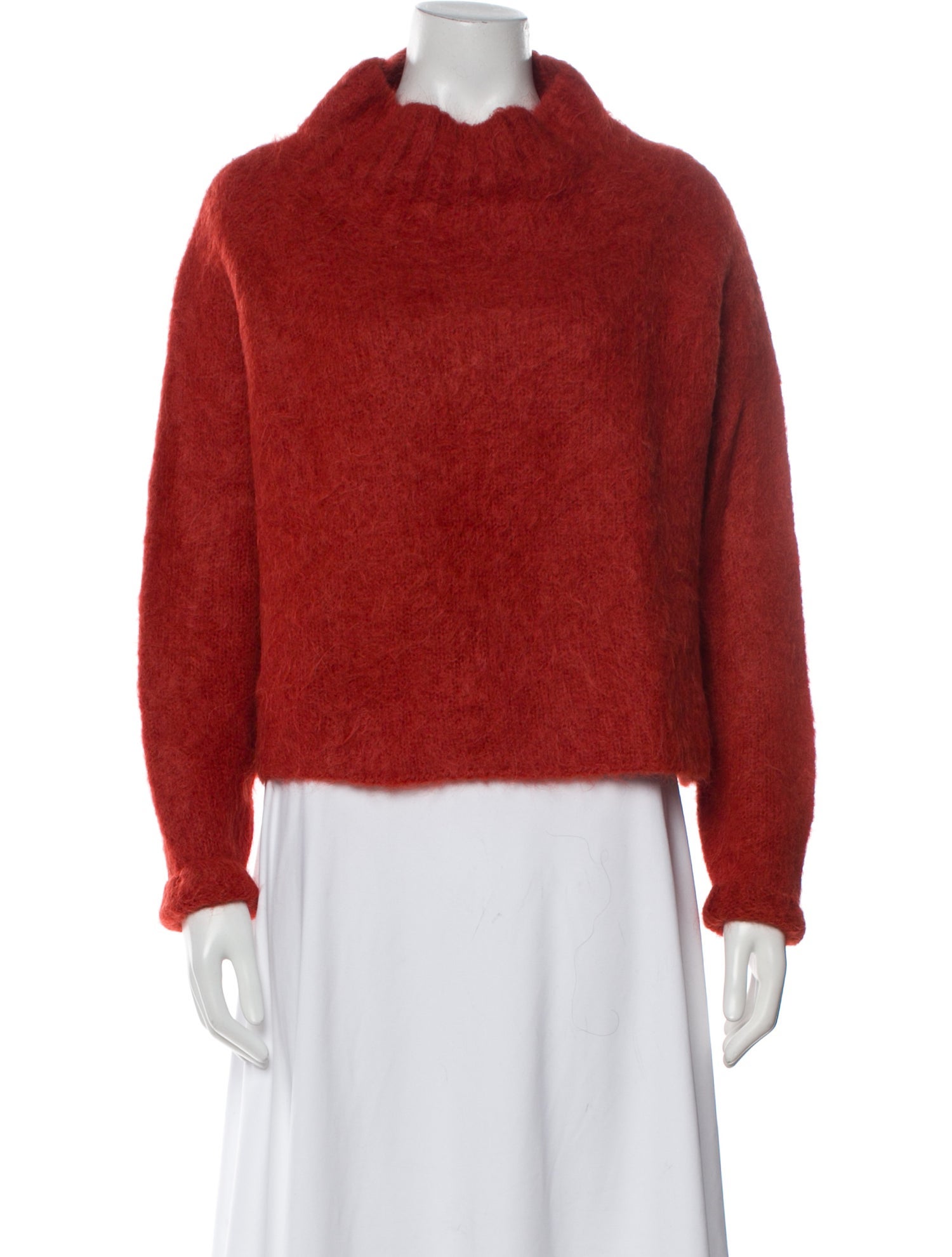 Frances Valentine Alpaca Mock Neck Sweater