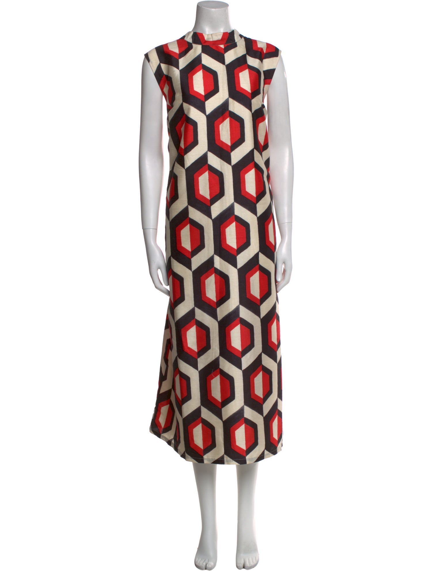Frances Valentine Printed Long Dress