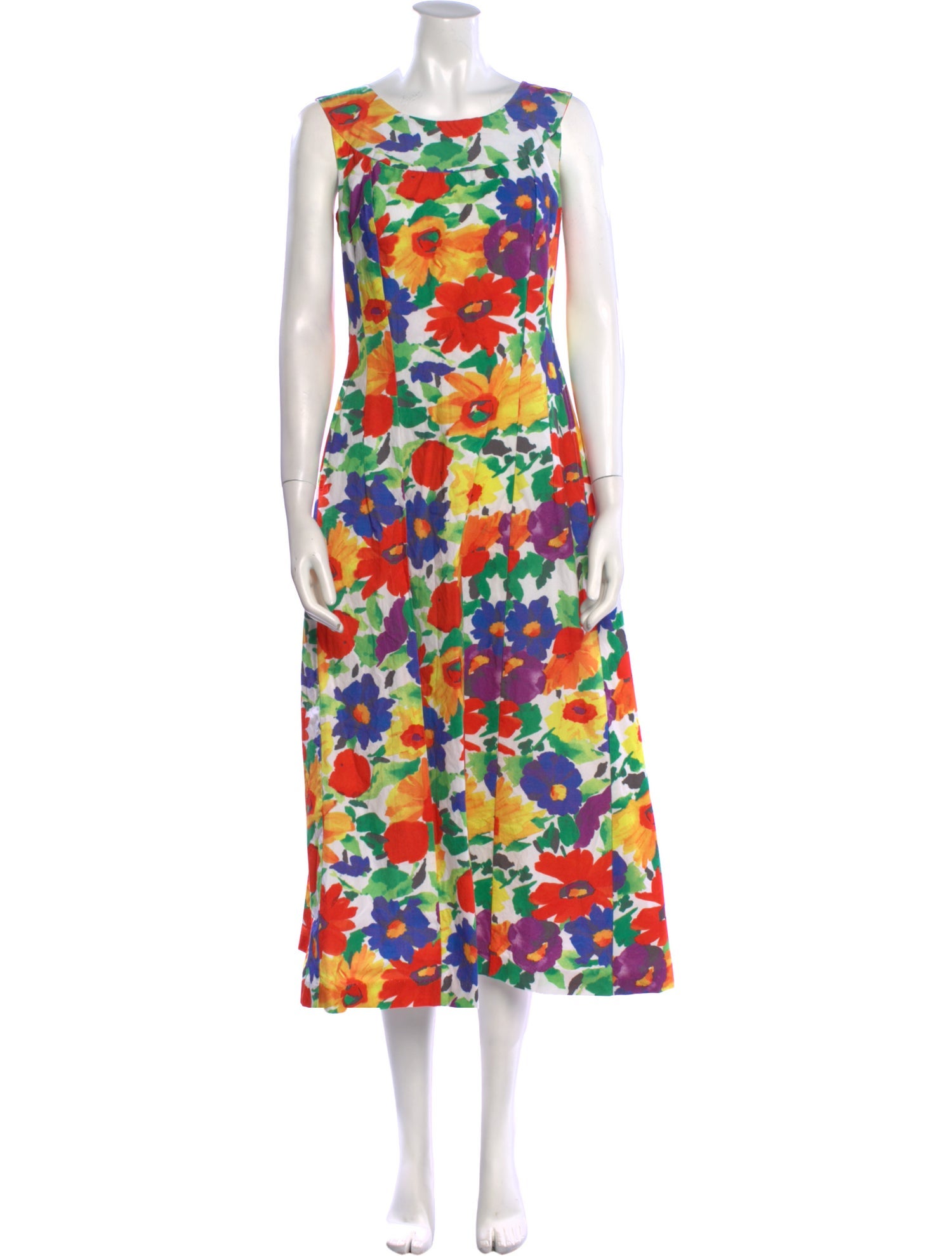 Frances Valentine Floral Print Long Dress
