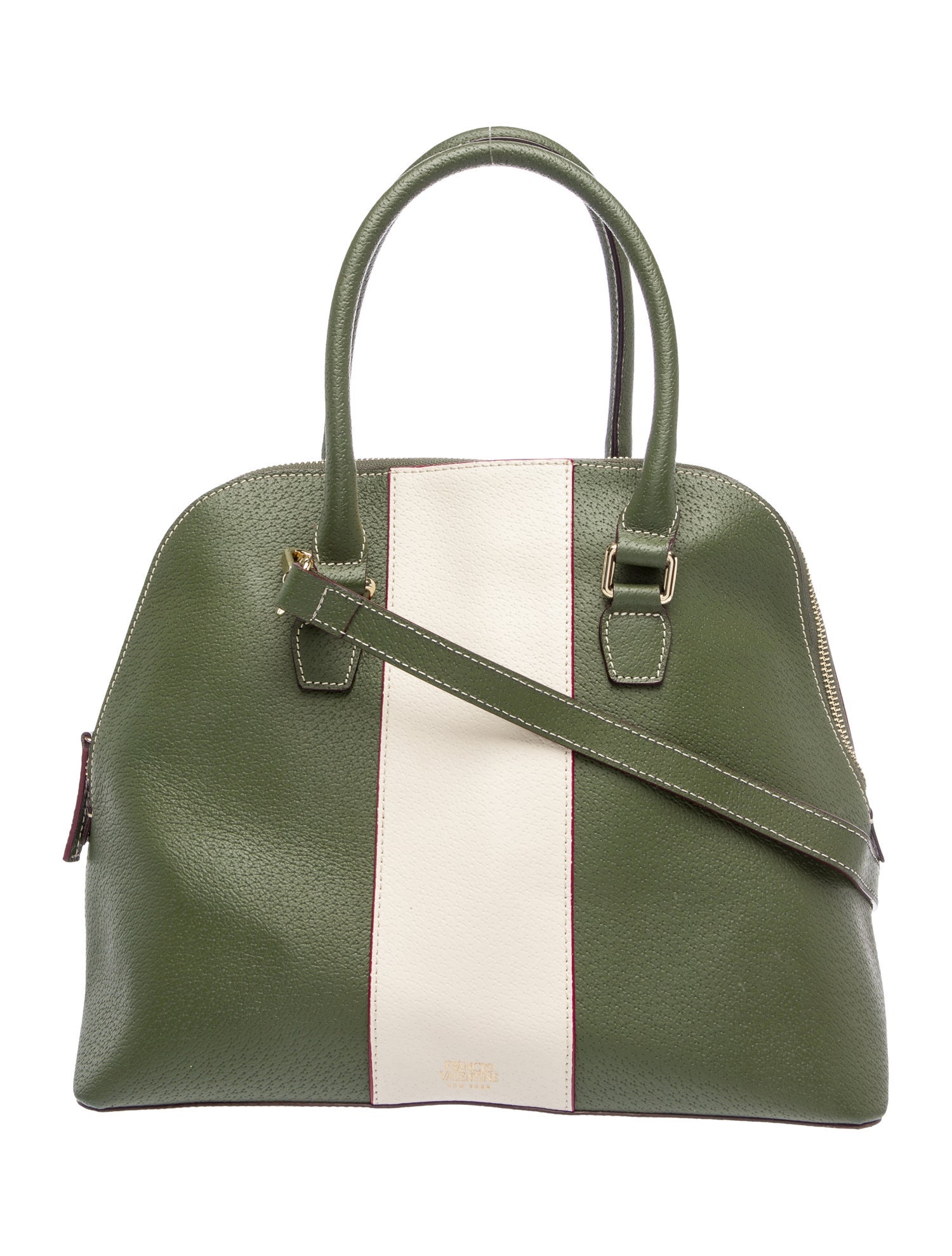 Frances Valentine Leather Top Handle Bag