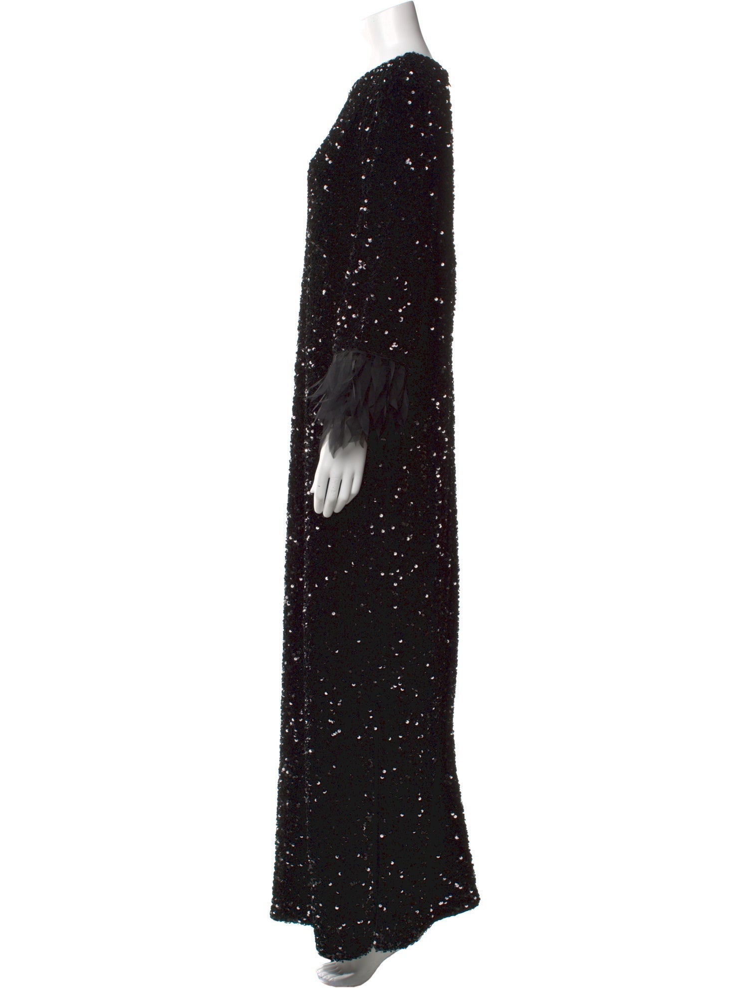 Frances Valentine Crew Neck Long Dress