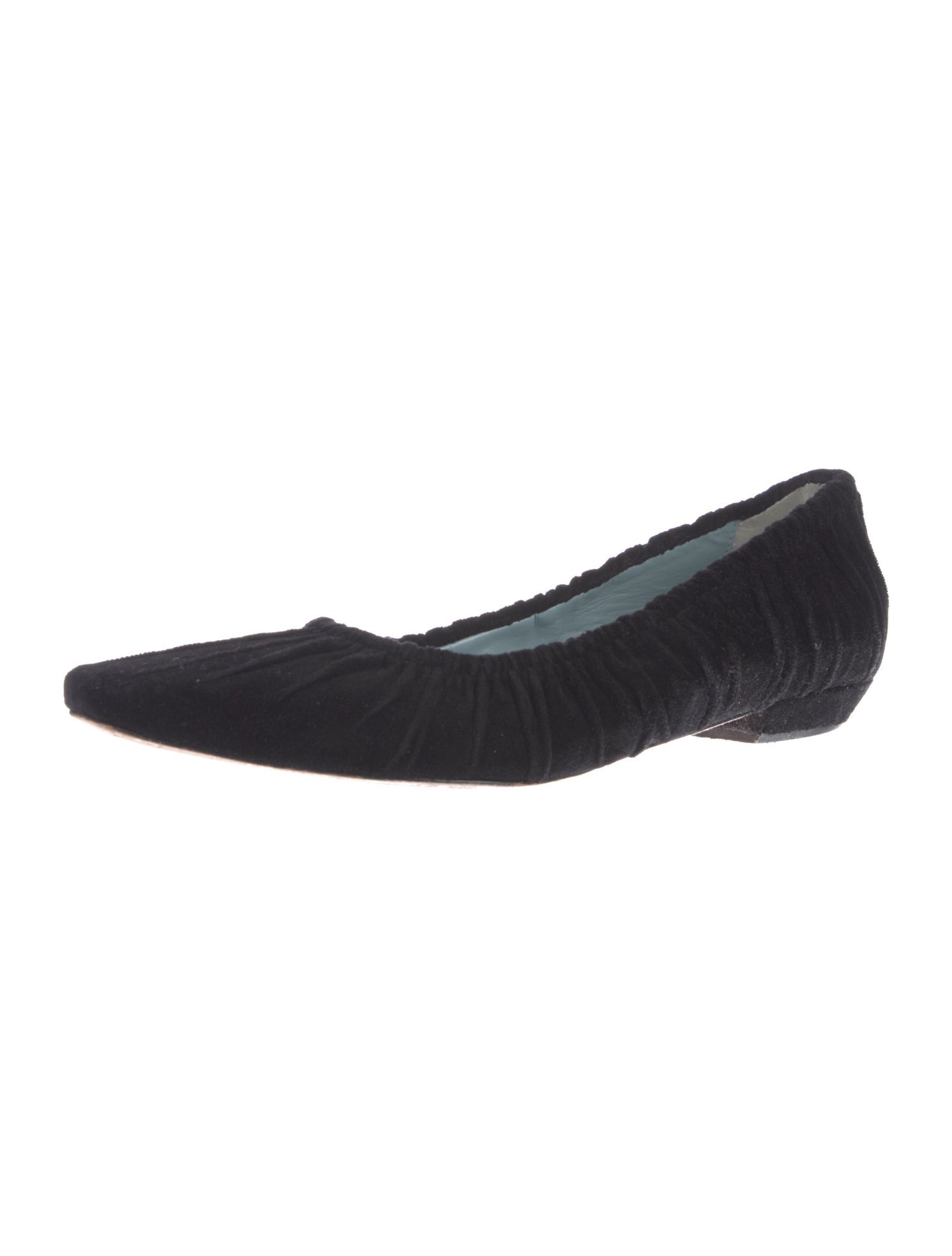 Frances Valentine Velvet Ballet Flats