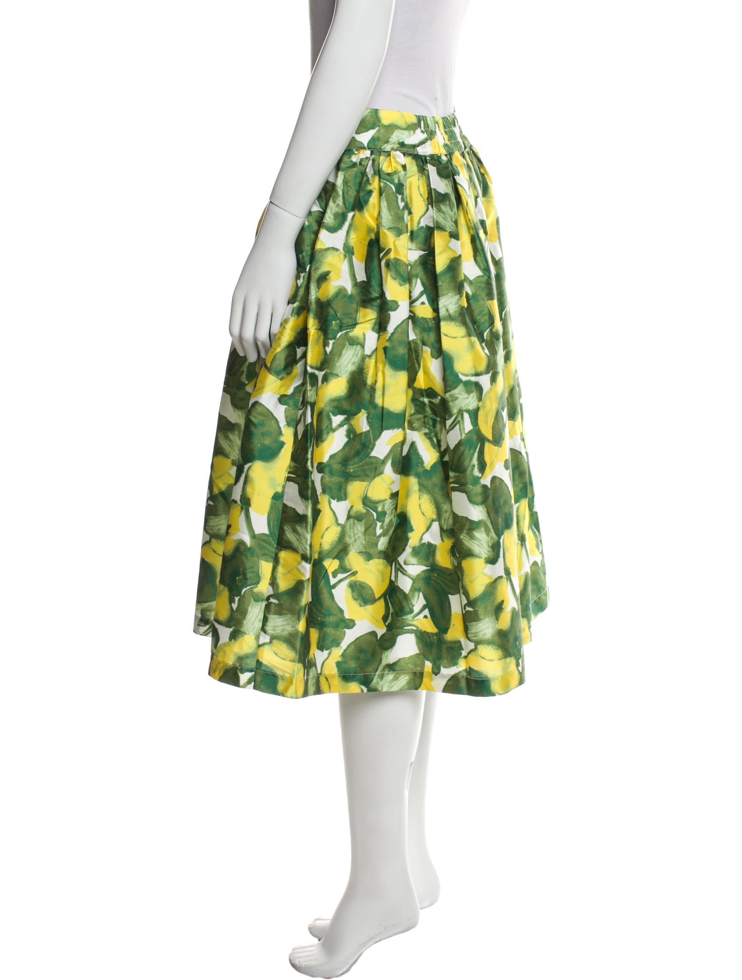 Frances Valentine Floral Print Knee-Length Skirt w/ Tags