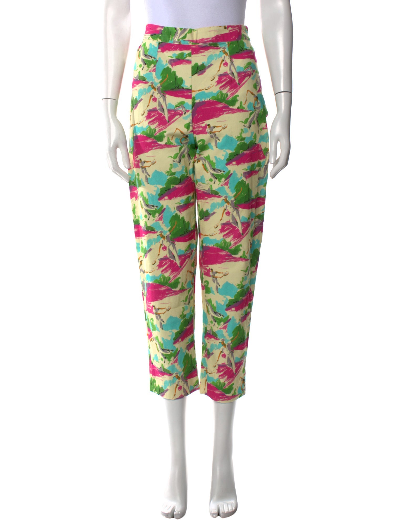 Frances Valentine Printed Straight Leg Pants
