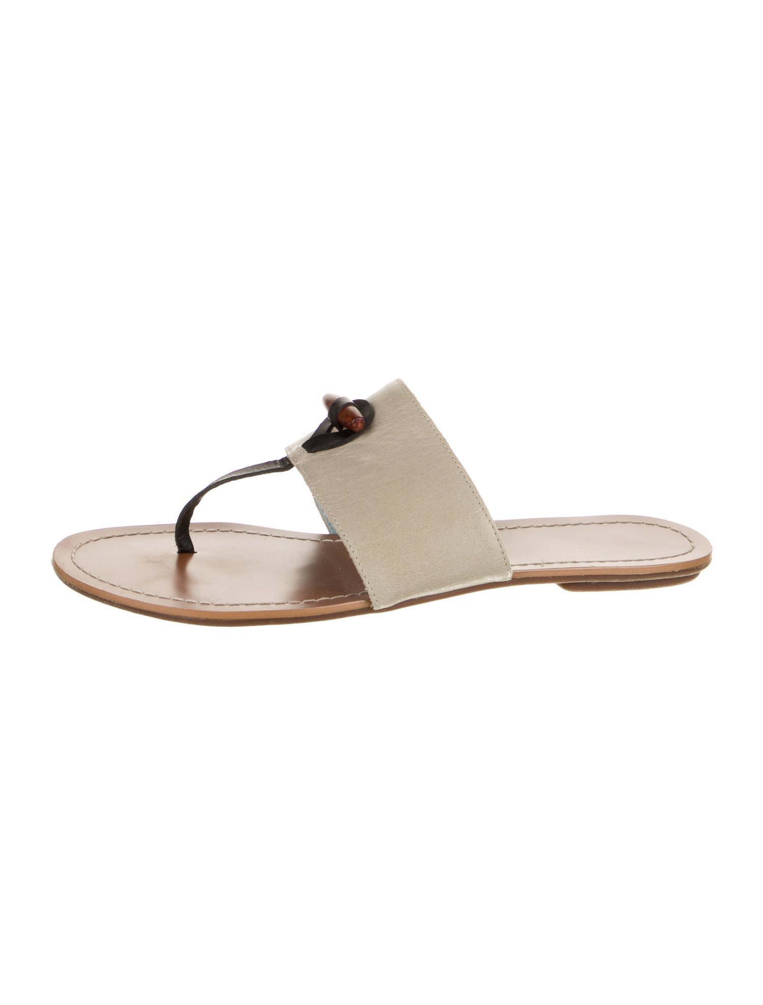 Frances Valentine Leather Slides