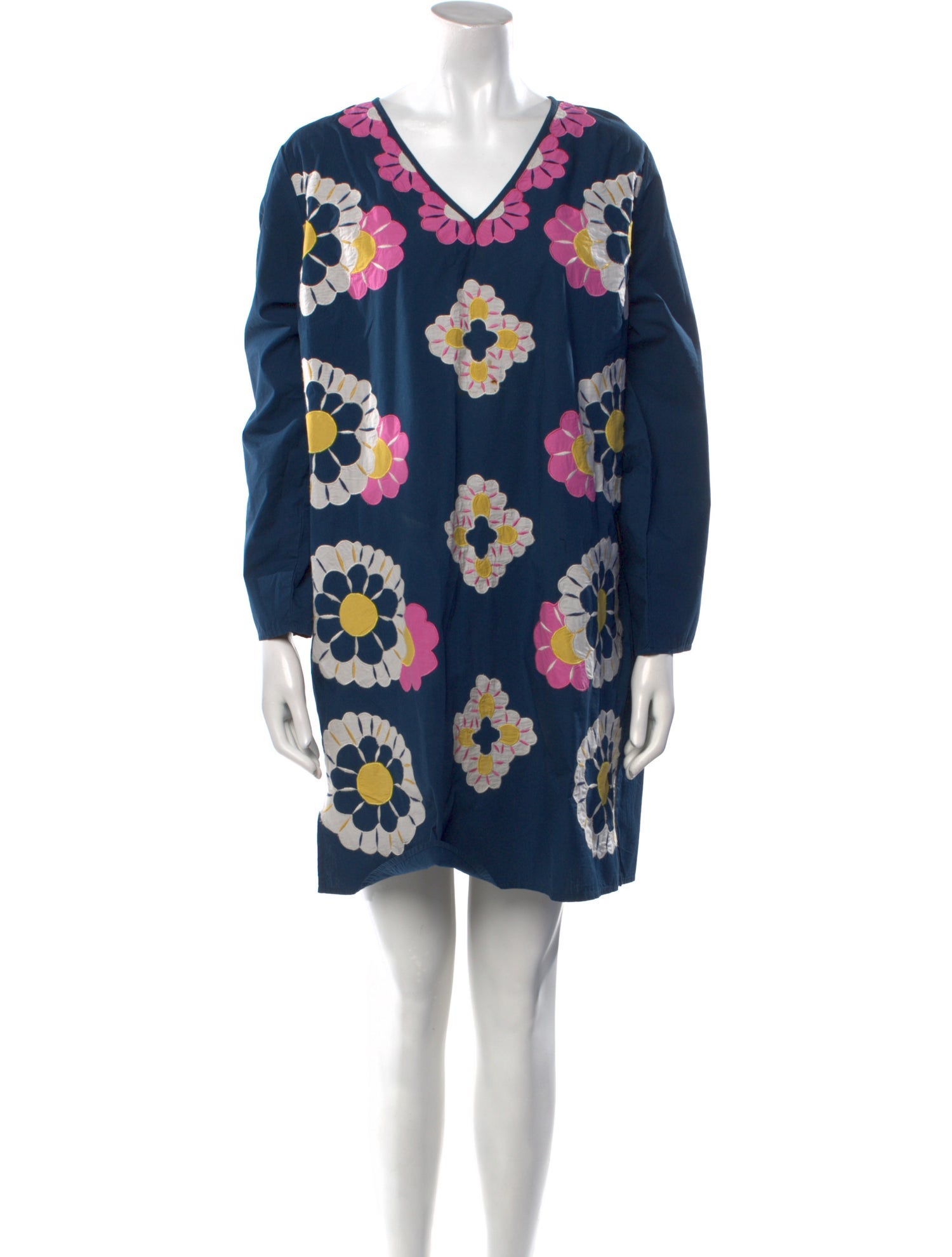 Frances Valentine Floral Print Mini Dress