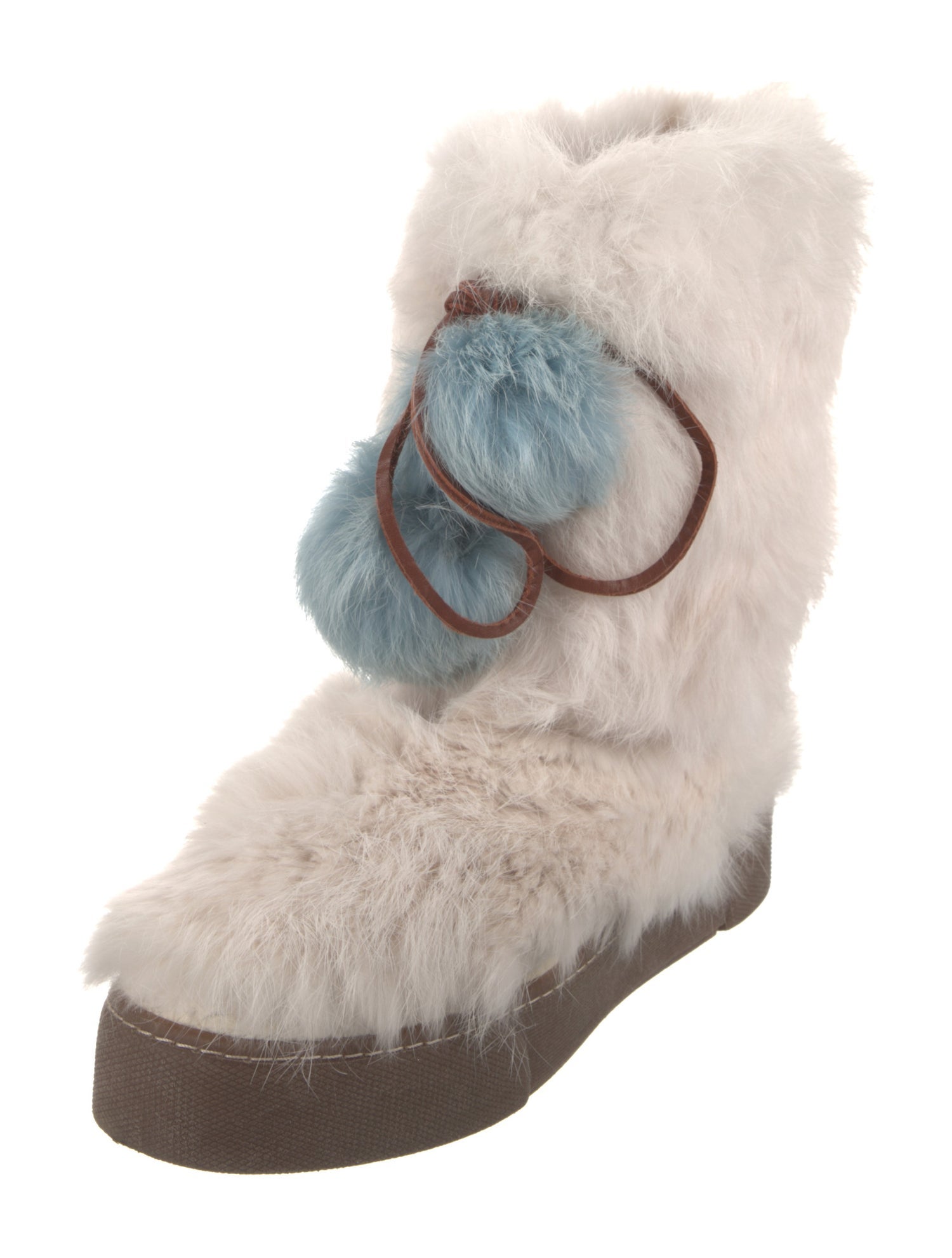 Frances Valentine Fur Fur Trim Boots