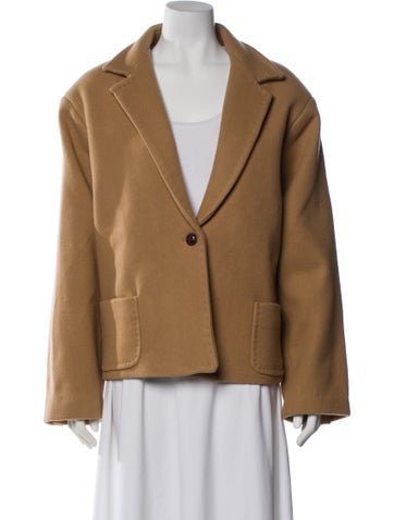 Pre-owned Frances Valentine Wool Blazer In Brown