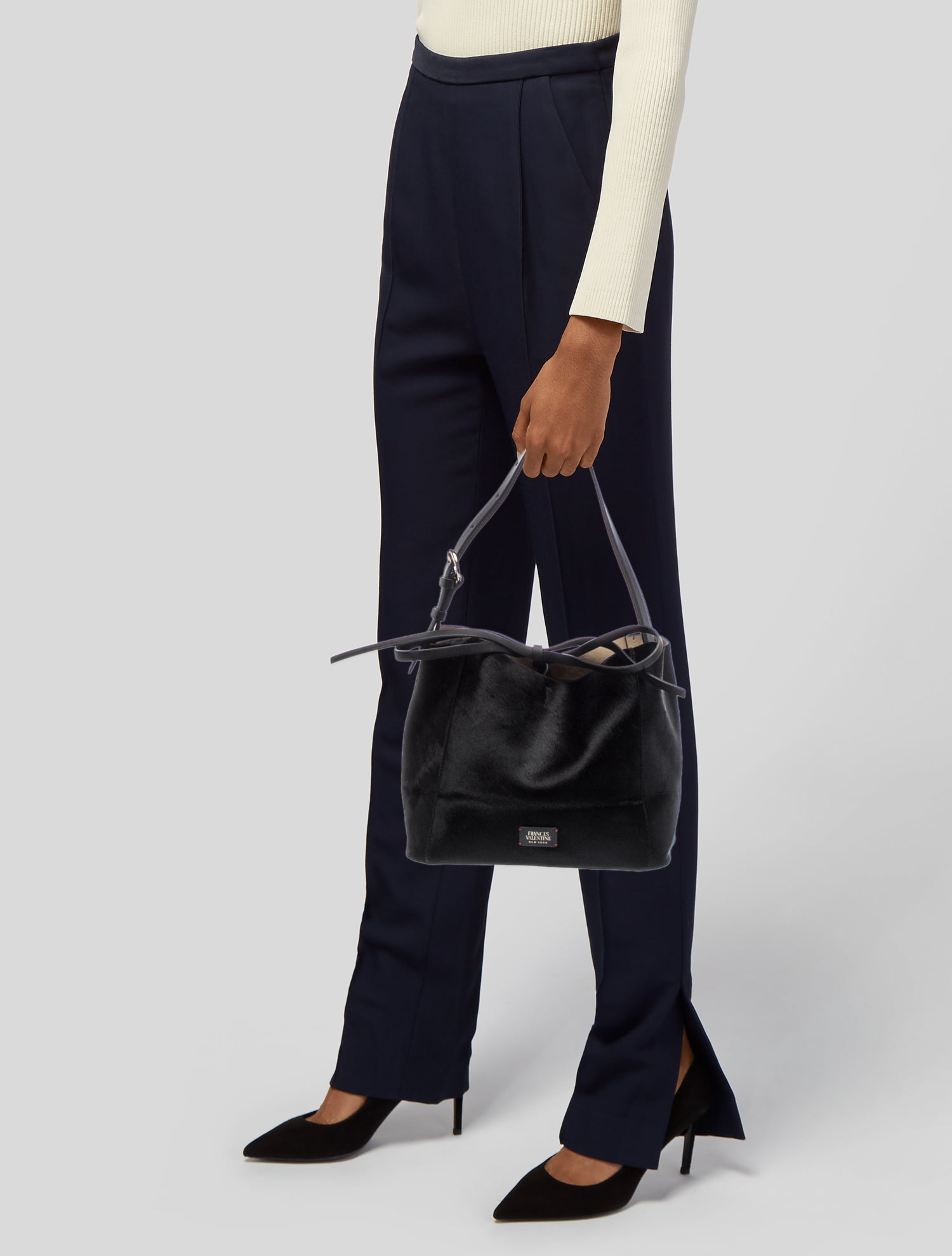 Frances Valentine Ponyhair Shoulder Bag