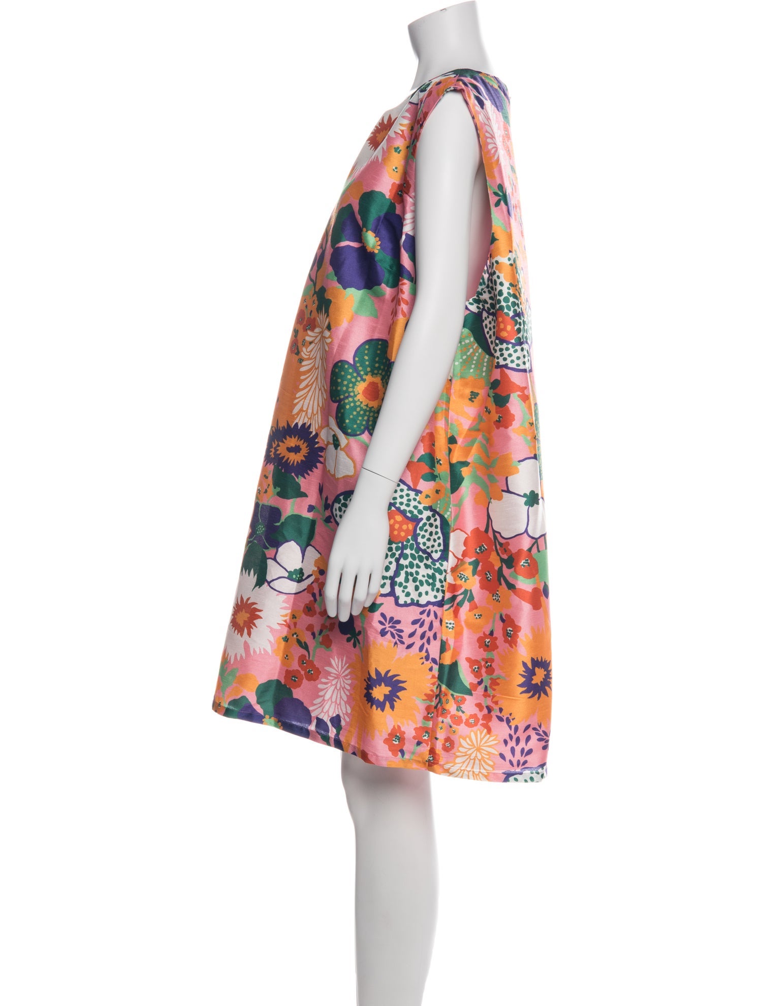 Frances Valentine Floral Print Mini Dress w/ Tags