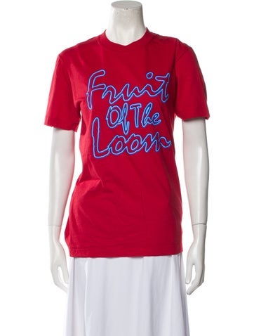 Fruit of The Loom x Cedric Charlier Tops Graphic Print Crew Neck T-Shirt S